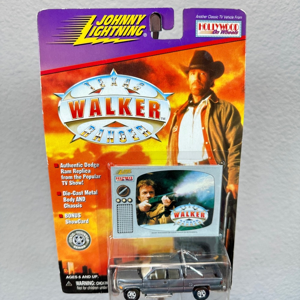 Walker Texas Ranger Dodge Ram Johnny Lightning Chuck Norris Hollywood Wheels VTG